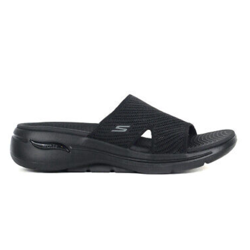 Skechers Arch Fit Allure – Claquettes noires (Femme)