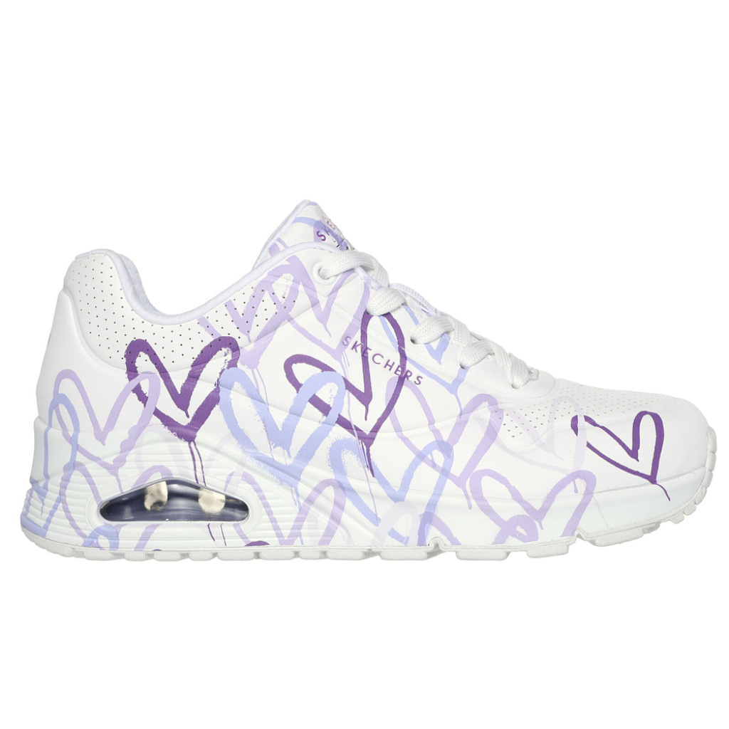 Chaussures Skechers x JGoldcrown : Skechers Street™ Uno – Spread the Love (Femme)