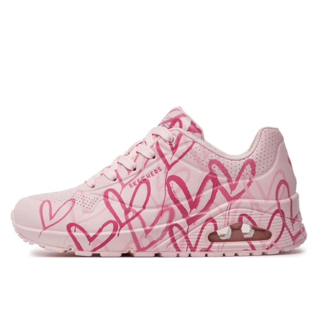 Chaussures Skechers x JGoldcrown : Skechers Street™ Uno – Spread the Love (Femme)