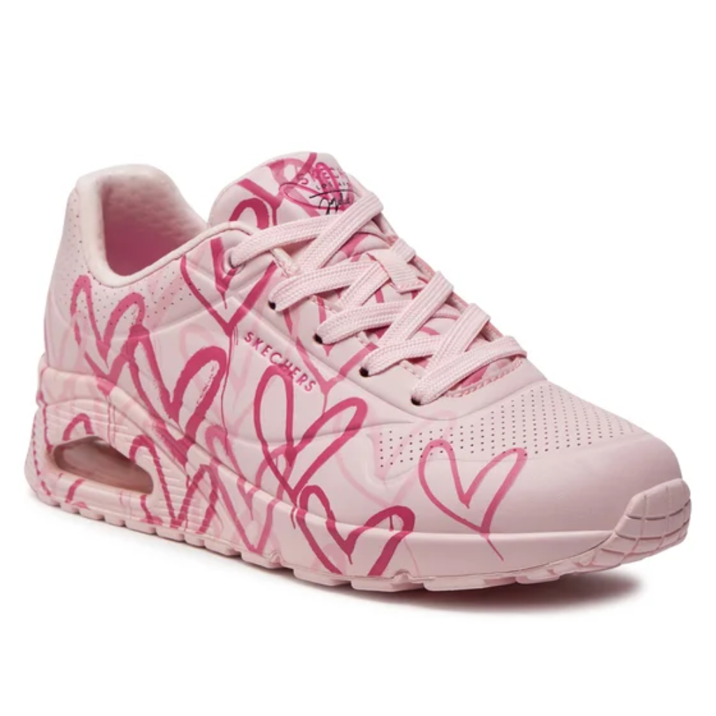 Chaussures Skechers x JGoldcrown : Skechers Street™ Uno – Spread the Love (Femme)
