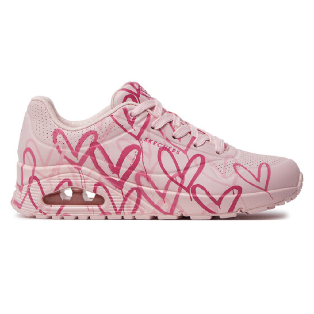Chaussures Skechers x JGoldcrown : Skechers Street™ Uno – Spread the Love (Femme)