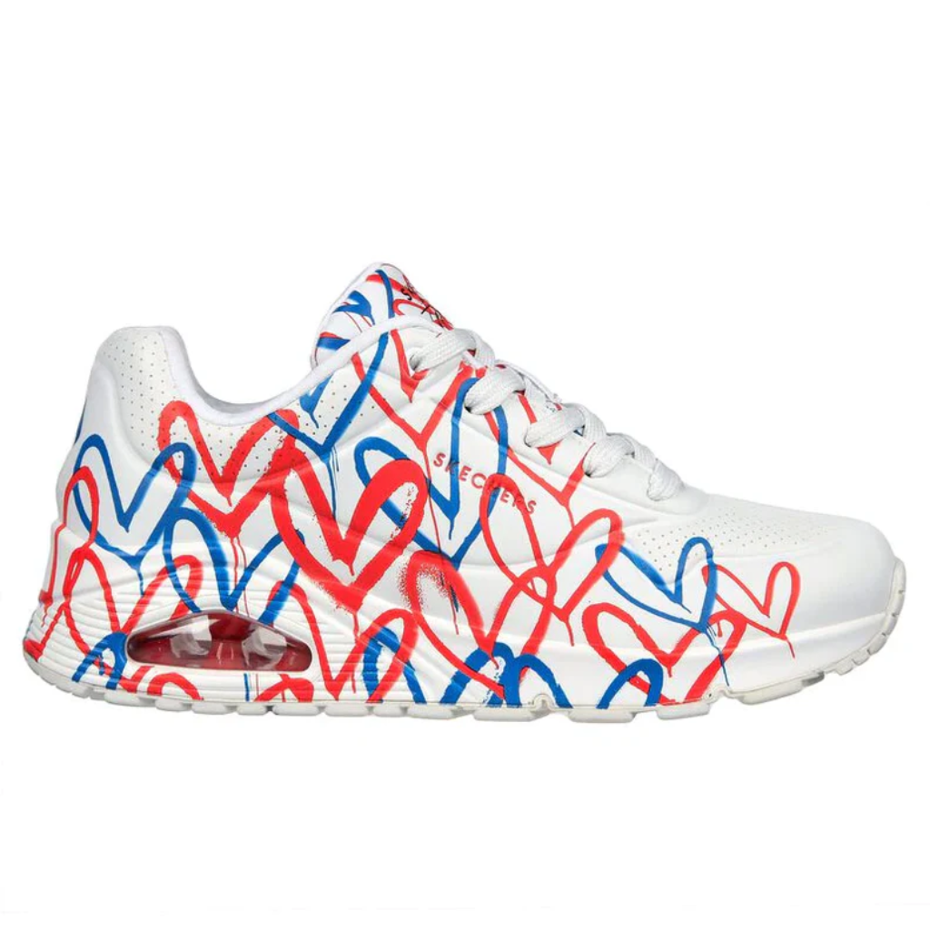 Chaussures Skechers x JGoldcrown : Skechers Street™ Uno – Spread the Love (Femme)